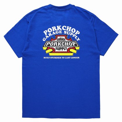 <img class='new_mark_img1' src='https://img.shop-pro.jp/img/new/icons5.gif' style='border:none;display:inline;margin:0px;padding:0px;width:auto;' />PORKCHOP GARAGE SUPPLY 3D B&S TEE/BLUE