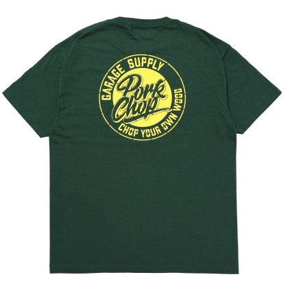 <img class='new_mark_img1' src='https://img.shop-pro.jp/img/new/icons5.gif' style='border:none;display:inline;margin:0px;padding:0px;width:auto;' />PORKCHOP GARAGE SUPPLY STENCIL CS TEE/FOREST