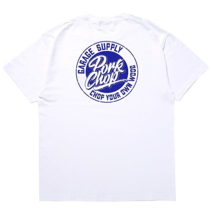 <img class='new_mark_img1' src='https://img.shop-pro.jp/img/new/icons5.gif' style='border:none;display:inline;margin:0px;padding:0px;width:auto;' />PORKCHOP GARAGE SUPPLY STENCIL CS TEE/WHITE