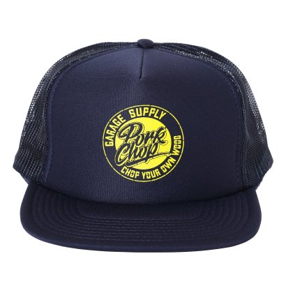 <img class='new_mark_img1' src='https://img.shop-pro.jp/img/new/icons5.gif' style='border:none;display:inline;margin:0px;padding:0px;width:auto;' />PORKCHOP GARAGE SUPPLY STENCIL CS MESH CAP/NAVY