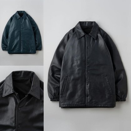 BLUCO LEATHER COACH JACKET/2Color <img class='new_mark_img2' src='https://img.shop-pro.jp/img/new/icons24.gif' style='border:none;display:inline;margin:0px;padding:0px;width:auto;' />