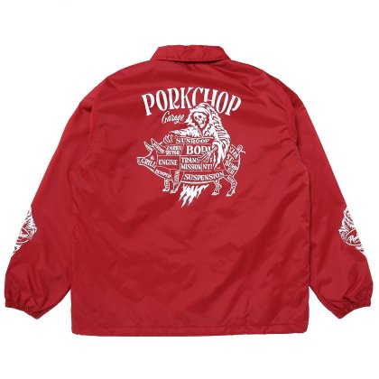 <img class='new_mark_img1' src='https://img.shop-pro.jp/img/new/icons5.gif' style='border:none;display:inline;margin:0px;padding:0px;width:auto;' />PORKCHOP GARAGE SUPPLY x MASSES NYLON JKT REAPER P/RED