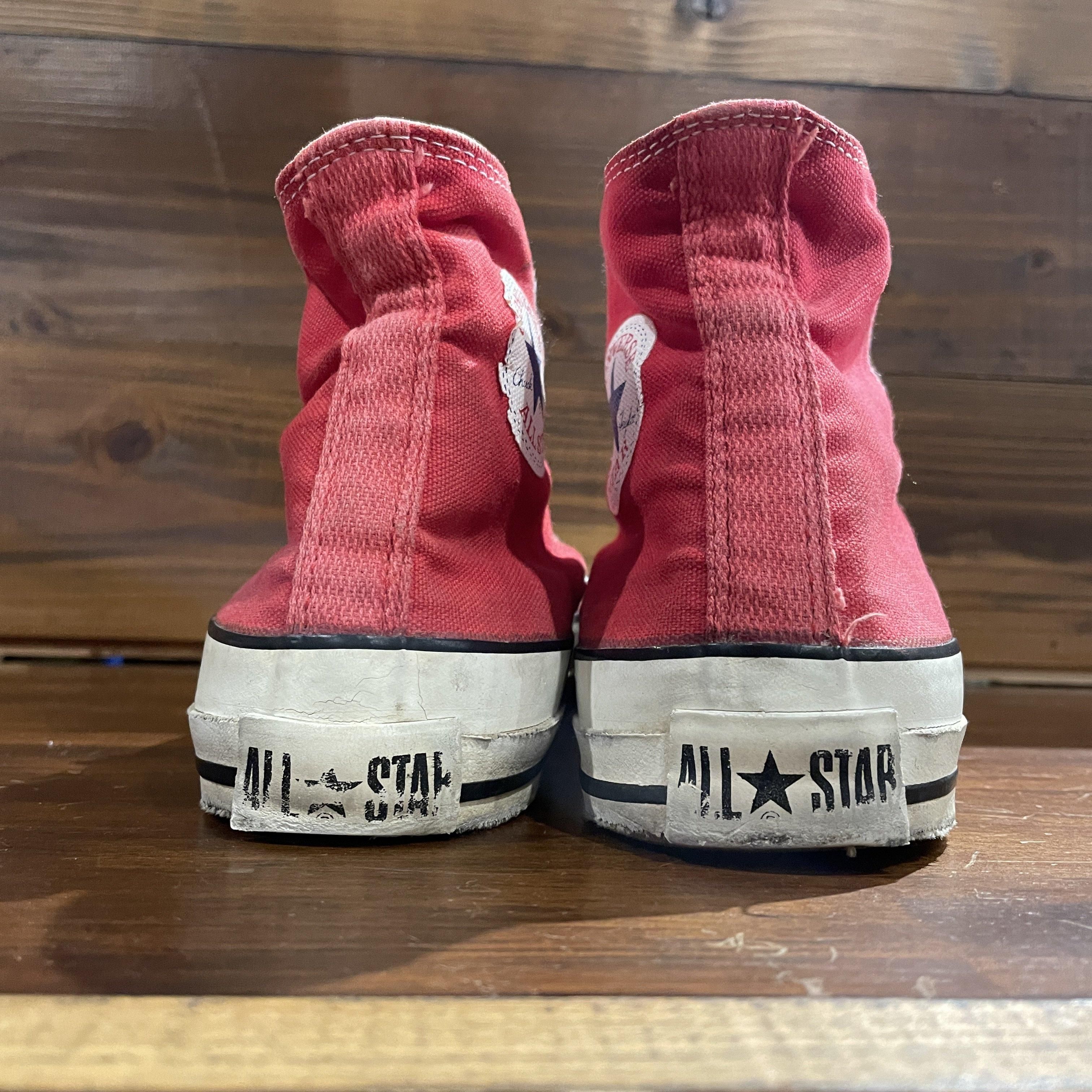 80's Converse コンバース オールスター ALLSTAR/US9 | ビンテージ感溢れる80年代デザイン - STAYRED ONLINE SHOP 80's Converse コンバース オールスター ALLSTAR/US9 | ビンテージ感溢れる80年代デザイン - STAYRED ONLINE SHOP