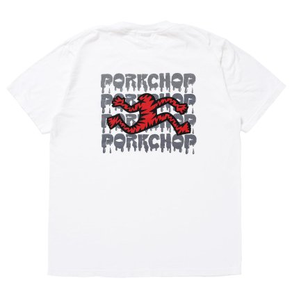 <img class='new_mark_img1' src='https://img.shop-pro.jp/img/new/icons5.gif' style='border:none;display:inline;margin:0px;padding:0px;width:auto;' />PORKCHOP GARAGE SUPPLY AP OLLIEMAN TEE/WHITE
