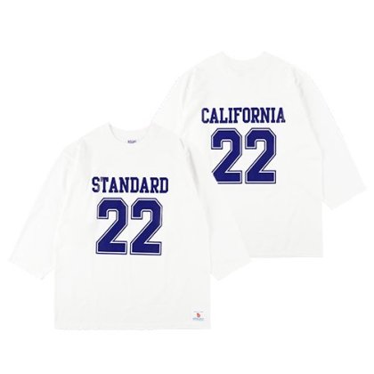 <img class='new_mark_img1' src='https://img.shop-pro.jp/img/new/icons5.gif' style='border:none;display:inline;margin:0px;padding:0px;width:auto;' />STANDARD CALIFORNIA SD Heavyweight Football Logo T/White