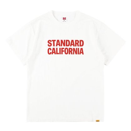 <img class='new_mark_img1' src='https://img.shop-pro.jp/img/new/icons5.gif' style='border:none;display:inline;margin:0px;padding:0px;width:auto;' />STANDARD CALIFORNIA SD US Cotton Logo T/White