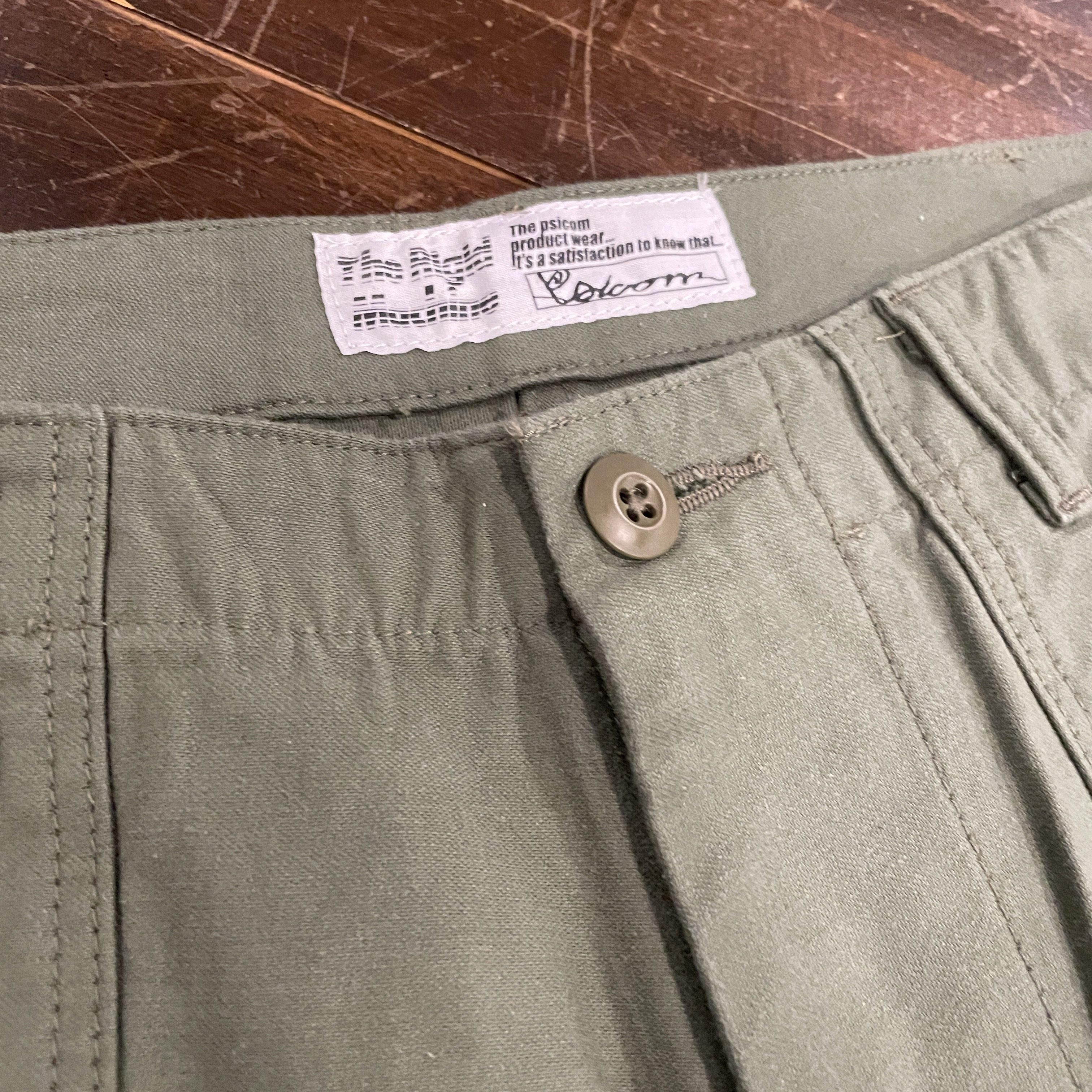Psicom WN'W PANTS | バックサテン加工済みベイカーパンツ