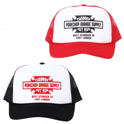 <img class='new_mark_img1' src='https://img.shop-pro.jp/img/new/icons5.gif' style='border:none;display:inline;margin:0px;padding:0px;width:auto;' />PORKCHOP GARAGE SUPPLY BAR&SHIELD MESH CAP