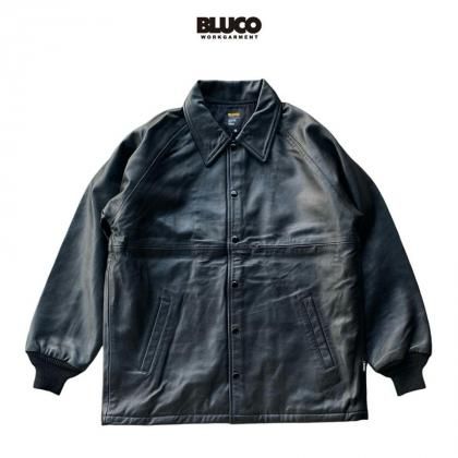<img class='new_mark_img1' src='https://img.shop-pro.jp/img/new/icons5.gif' style='border:none;display:inline;margin:0px;padding:0px;width:auto;' />BLUCO WORK GARMENT ֥륳 쥶㥱å LEATHER COACH JACKET-147-31-008