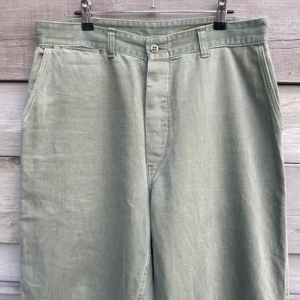 <img class='new_mark_img1' src='https://img.shop-pro.jp/img/new/icons24.gif' style='border:none;display:inline;margin:0px;padding:0px;width:auto;' />USED 50's USMC P-58 Utility Pants W34xL30