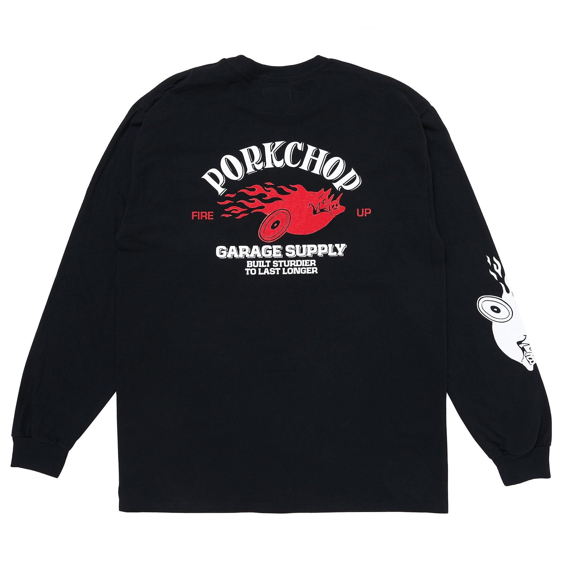 トップス PORKCHOP GARAGE SUPPLY FIRE UP L/S TEE PORKCHOP GARAGE SUPPLY 「FIRE UP L/S TEE」 ロングスリーブ