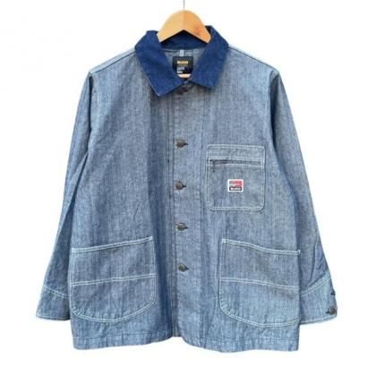 BLUCO WORK GARMENT 12oz DENIM COVERALL/ HERRINGBONE
