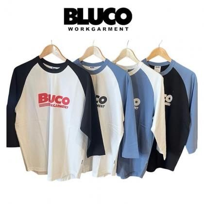 <img class='new_mark_img1' src='https://img.shop-pro.jp/img/new/icons5.gif' style='border:none;display:inline;margin:0px;padding:0px;width:auto;' />BLUCO WORK GARMENT  RAGLAN 3/4 TEE -BWG-1
