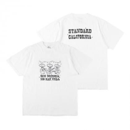 <img class='new_mark_img1' src='https://img.shop-pro.jp/img/new/icons5.gif' style='border:none;display:inline;margin:0px;padding:0px;width:auto;' />STANDARD CALIFORNIA SD AH / SD Mariachi T/White