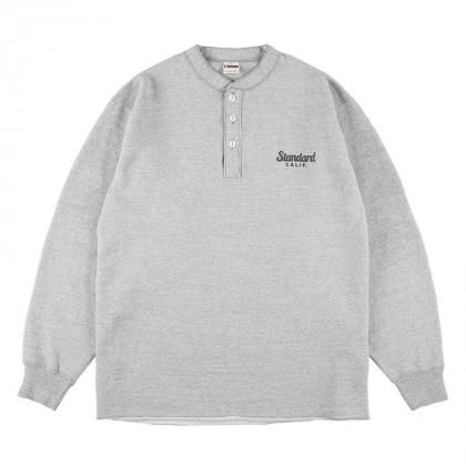 <img class='new_mark_img1' src='https://img.shop-pro.jp/img/new/icons5.gif' style='border:none;display:inline;margin:0px;padding:0px;width:auto;' />STANDARD CALIFORNIA SD 88/12 Diner Logo Henley Sweat/Gray