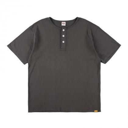 <img class='new_mark_img1' src='https://img.shop-pro.jp/img/new/icons5.gif' style='border:none;display:inline;margin:0px;padding:0px;width:auto;' />STANDARD CALIFORNIA SD Heavyweight Rib Henley T/Black