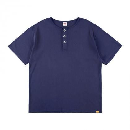 <img class='new_mark_img1' src='https://img.shop-pro.jp/img/new/icons5.gif' style='border:none;display:inline;margin:0px;padding:0px;width:auto;' />STANDARD CALIFORNIA SD Heavyweight Rib Henley T/Navy