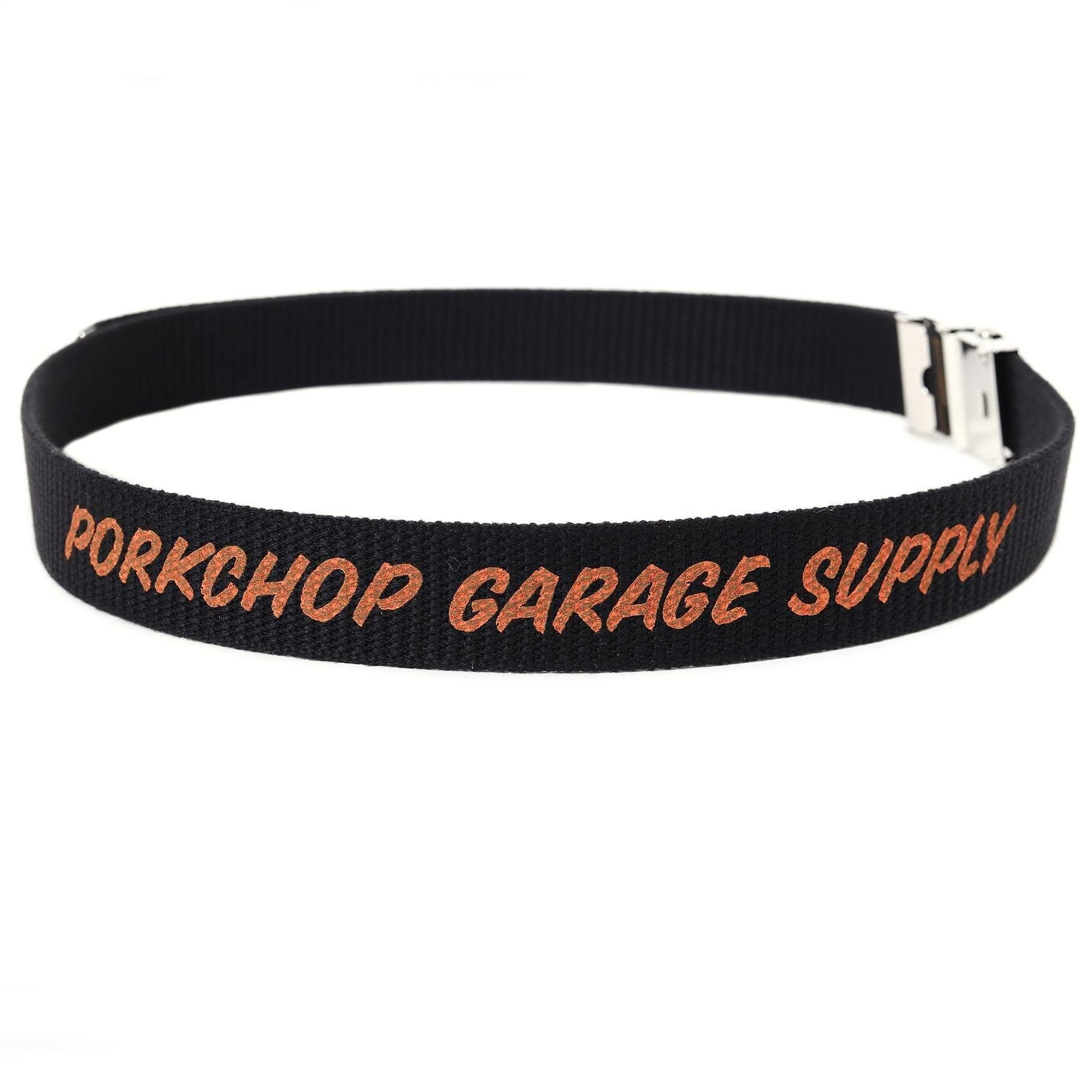 小物 PORKCHOP GARAGE SUPPLY GACHA BELT BLACK PORKCHOP GACHA BELT | ベルト - STAYRED ONLINE SHOP