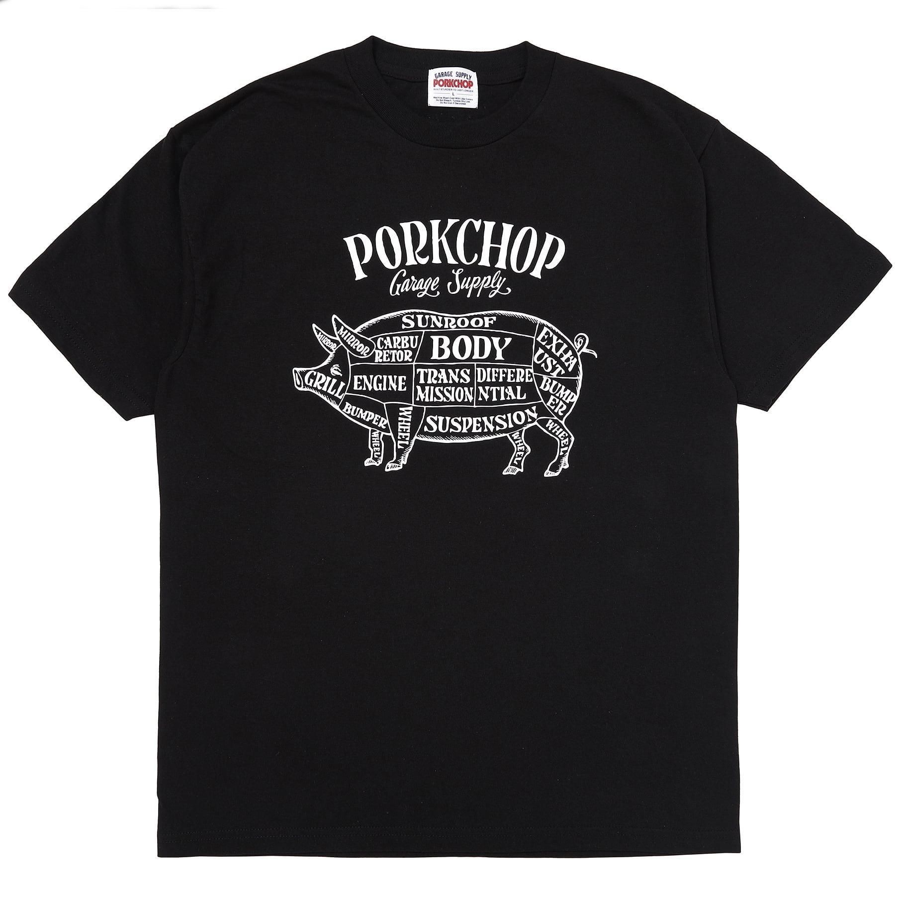 PORK FRONT TEE 25 | BURGUNDY - STAYRED ONLINE SHOP