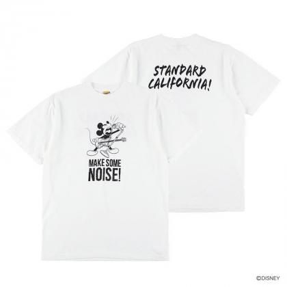 <img class='new_mark_img1' src='https://img.shop-pro.jp/img/new/icons5.gif' style='border:none;display:inline;margin:0px;padding:0px;width:auto;' />STANDARD CALIFORNIA Disney / SD Make Some Noise T/White
