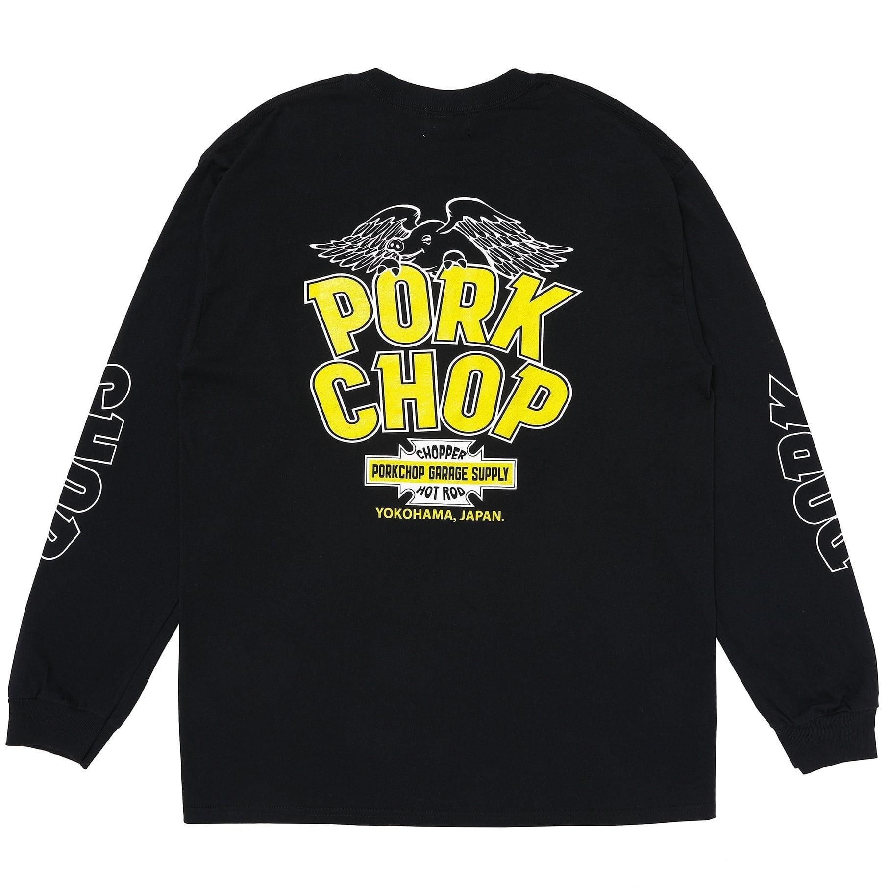 PORKCHOP GARAGE SUPPLY | BIG LOGO L/S TEE - STAYRED ONLINE SHOP