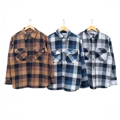 <img class='new_mark_img1' src='https://img.shop-pro.jp/img/new/icons5.gif' style='border:none;display:inline;margin:0px;padding:0px;width:auto;' />BLUCO WORK GARMENT  BUFFALO CHECK FLANNEL SHIRT
