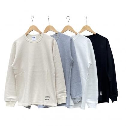 <img class='new_mark_img1' src='https://img.shop-pro.jp/img/new/icons5.gif' style='border:none;display:inline;margin:0px;padding:0px;width:auto;' />BLUCO WORK GARMENT  CREW NECK THERMAL SHIRT

