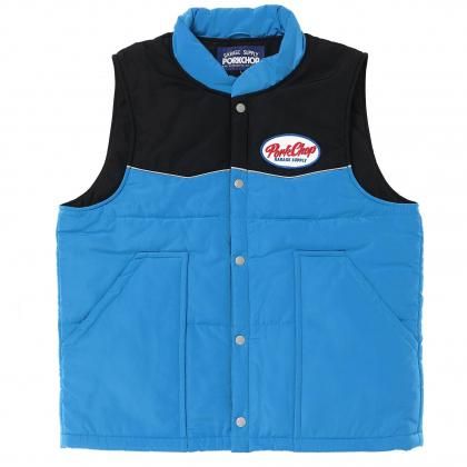 <img class='new_mark_img1' src='https://img.shop-pro.jp/img/new/icons5.gif' style='border:none;display:inline;margin:0px;padding:0px;width:auto;' />PORKCHOP GARAGE SUPPLY RACING VEST/BLUBLK