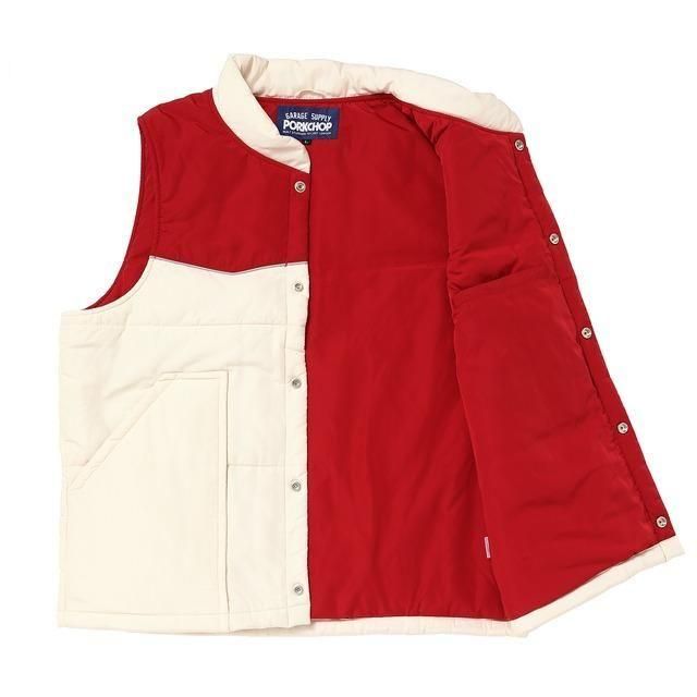 PORKCHOP GARAGE SUPPLYダウンベスト【USED】 PORKCHOP GARAGE SUPPLY | RACING VEST - STAYRED ONLINE SHOP