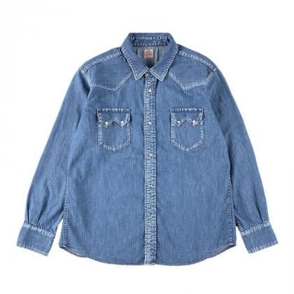 <img class='new_mark_img1' src='https://img.shop-pro.jp/img/new/icons5.gif' style='border:none;display:inline;margin:0px;padding:0px;width:auto;' />STANDARD CALIFORNIA SD Denim Western Shirt Vintage Wash
