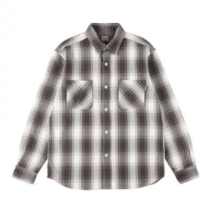 <img class='new_mark_img1' src='https://img.shop-pro.jp/img/new/icons5.gif' style='border:none;display:inline;margin:0px;padding:0px;width:auto;' />STANDARD CALIFORNIA SD Heavy Flannel Check Shirt /Charcoal