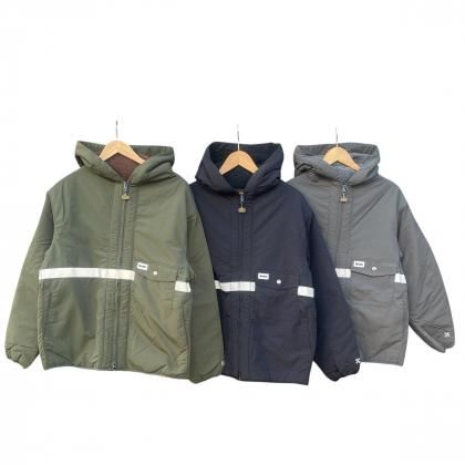 <img class='new_mark_img1' src='https://img.shop-pro.jp/img/new/icons5.gif' style='border:none;display:inline;margin:0px;padding:0px;width:auto;' />BLUCO WORK GARMENT  HOODED REFLECTOR JACKET
