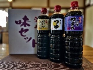 淀屋のつゆ・醤油　3本セット（淀屋　武藤）