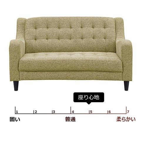 【地域限定送料込み】定価36,209円 クラシックデザイン2人がけソファ カフェ風のクラシックモダンデザイン 2人掛け 【グリーン】 [幅