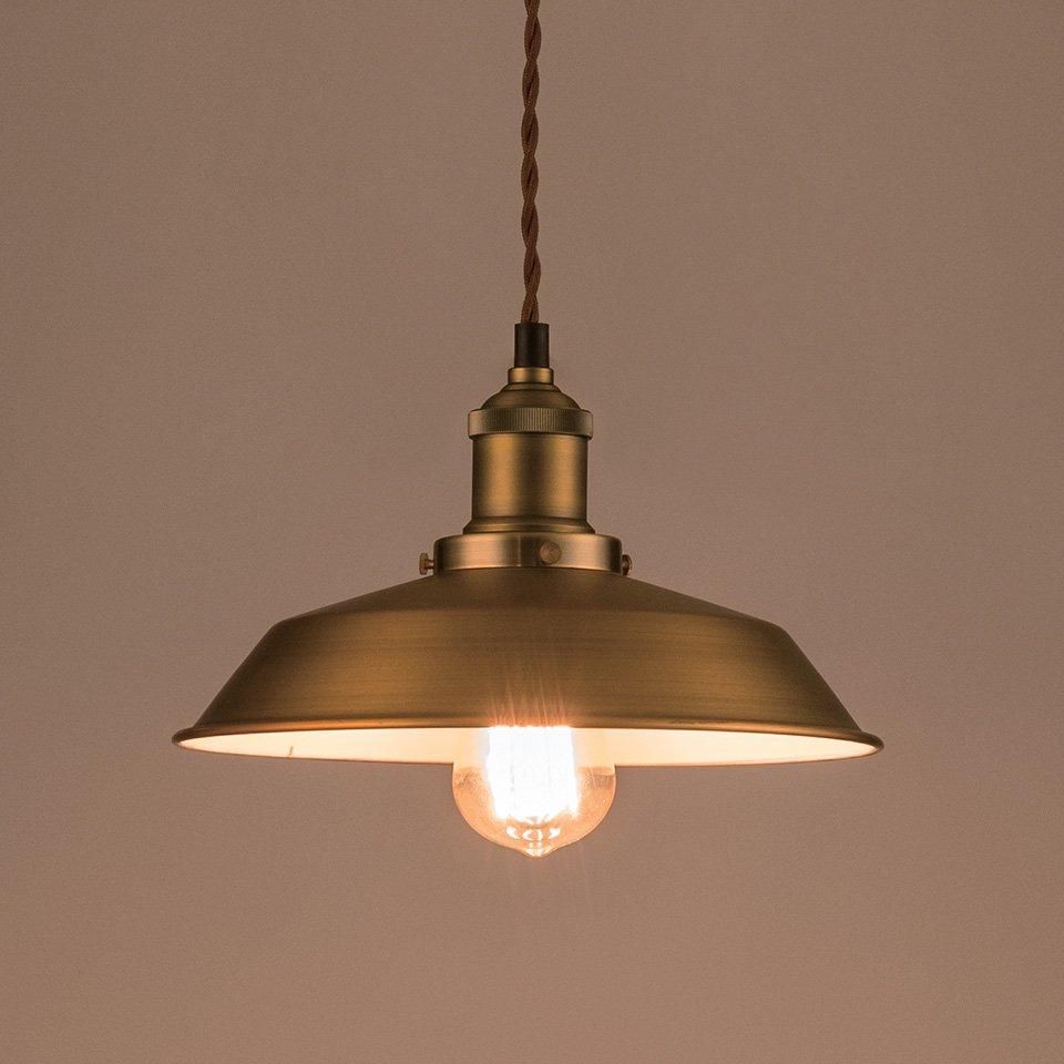 ペンダントライト LED電球対応 アルミ スチール ［26×16cm