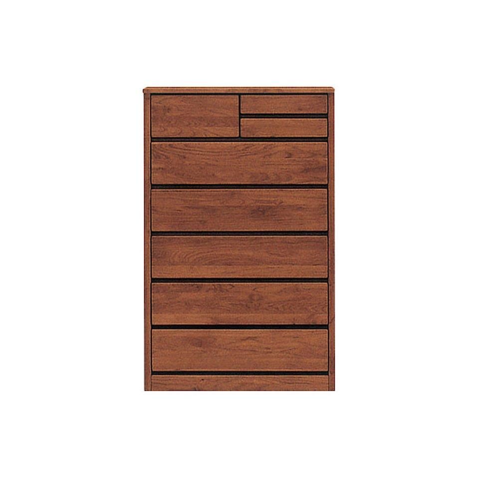 ハイチェスト 6段 ダークブラウン