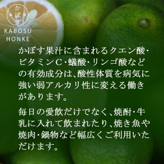 かぼす本家】かぼす果汁1.8L