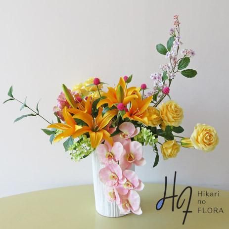 ※  アートフラワーアレンジメント プレミアムアレンジメント/造花・アートフラワー】コンシデラ