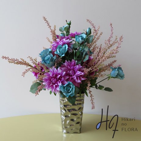 高級造花アレンジメント アトリーチナ オシャレな高級造花インテリア 個性が際立ちます リョクエイ ワンランク上の高級造花アレンジメント専門店 上質花材で ギフトに人気のアーティフィシャルフラワーを販売