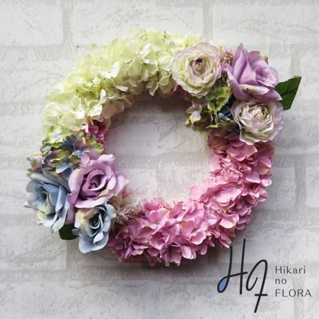 光触媒加工 壁掛けリース Wreath287 オシャレな薔薇とハイドレンジアのリースです Wreath リース は永遠と健康と愛情の象徴です リョクエイ ワンランク上の高級造花アレンジメント専門店 上質花材で ギフトに人気のアーティフィシャルフラワーを販売 光触媒加工 壁掛けリース Wreath287 オシャレな薔薇とハイドレンジアのリースです Wreath リース は永遠と健康と愛情の象徴です リョクエイ ワンランク上の高級造花アレンジメント専門店 上質花材で ギフトに人気のアーティフィシャルフラワーを販売