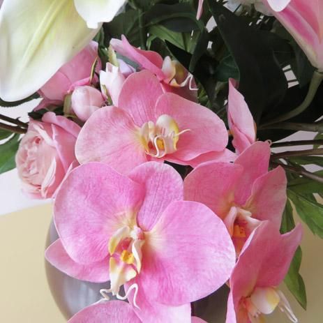 大型光触媒高級造花アレンジメント【麗】豪華さの中に落ち着きがある