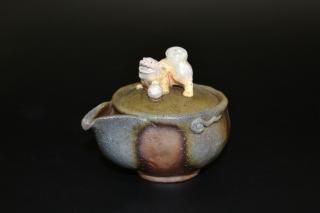 備前焼 宝瓶 急須 横山直樹 柘榴 備前焼の夢幻庵オンラインショップ