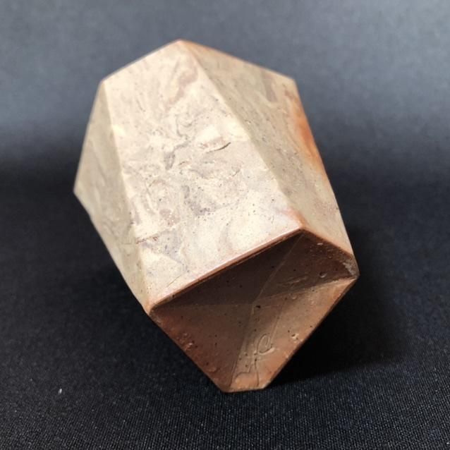 中原幸治作 備前焼 練込 黒 ぐい呑 盃 共箱 共布 略歴付 酒器