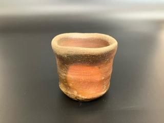 中村和樹】 上級作品 切っ 備前 ぐい呑 中村和樹】 上級作品 切っ 備前 ぐい呑