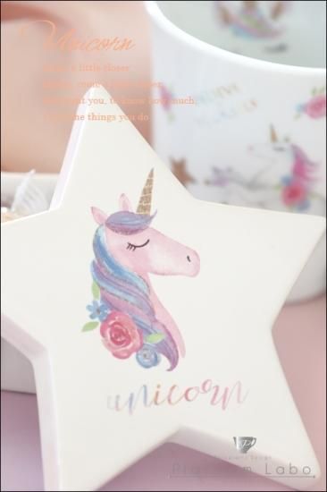 Unicorn ～ユニコーン水彩ふんわりA4 - ポーセラーツ転写紙