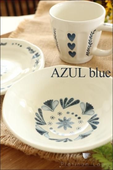 AZUL blue 北欧アズール - ポーセラーツ転写紙PlatinumLabo AZUL blue 北欧アズール - ポーセラーツ転写紙PlatinumLabo