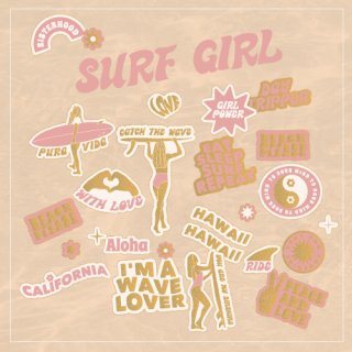 SURF GIRL ե ƥåǥ A3