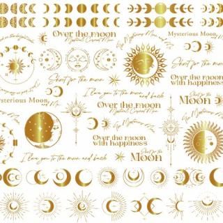 ǥڥ饹ѡMoon Phases CoolElegant GOLD 礱 륨쥬 A4 ܶ 
