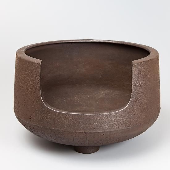 鉄 道安風炉 般若勘渓作 - 茶道具・抹茶通販 | ギャラリーきほう 鉄 道安風炉 般若勘渓作 - 茶道具・抹茶通販 | ギャラリーきほう