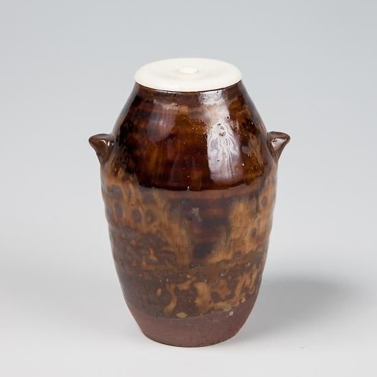 志戸呂 耳付茶入 仕服 菊桐高台寺金襴 青嶋利陶作 - 茶道具 志戸呂 耳付茶入 仕服 菊桐高台寺金襴 青嶋利陶作 - 茶道具